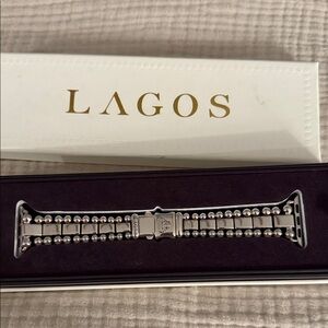 LAGOS Apple Watch Smart Caviar Stainless Steel Watch Bracelet